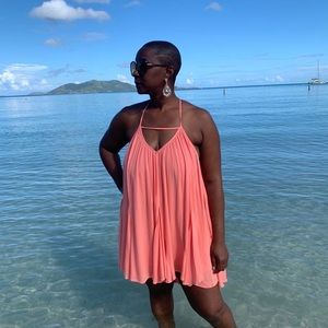 T-Strap Dress (Coral)
